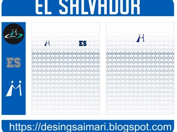 El Salvador Personalizado Vector Free Donwload