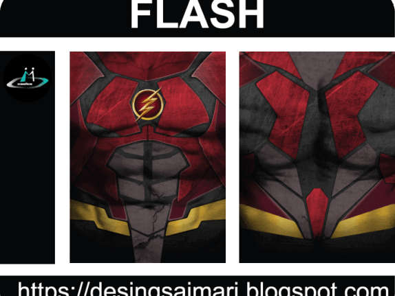 Flash Super Heroe Vector Free Download