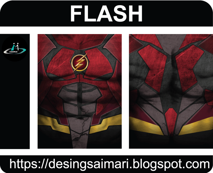 Flash Super Heroe Vector Free Download