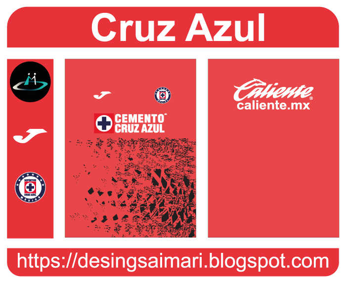Joma Cruz Azul 2021-22 Vector Free Donwload