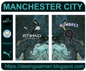 Manchester City 2021-22 concept vector free download