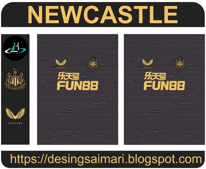 Newcastle United 2021-22 Away Vector Free Download