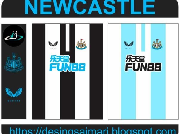 Newcastle United 2021-22 Home Vector Free Download