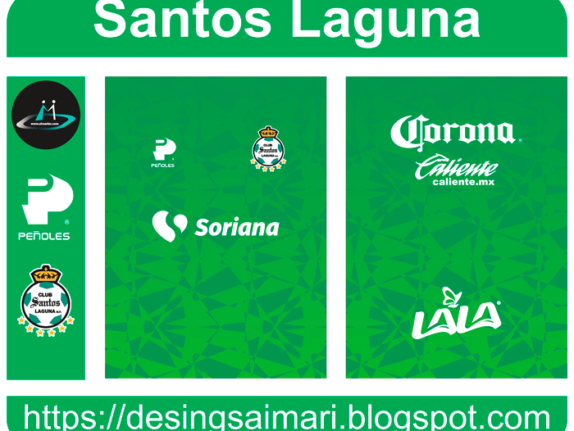 Santos Laguna Personalizado Vector Free Download