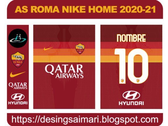 AS Roma Nike Home 2020-21 FREE DOWNLOAD