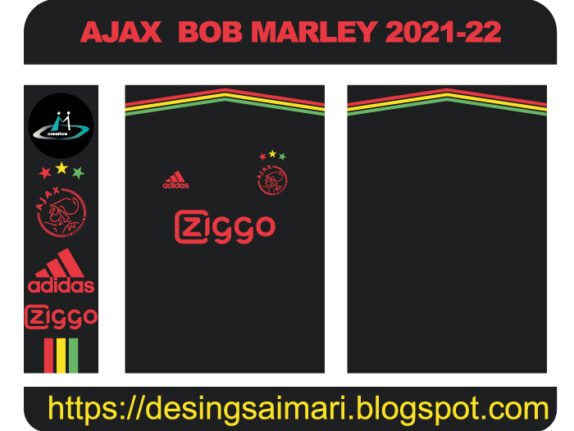 Ajax Tercera Camiseta Bob Marley 2021-22 FREE DOWNLOAD