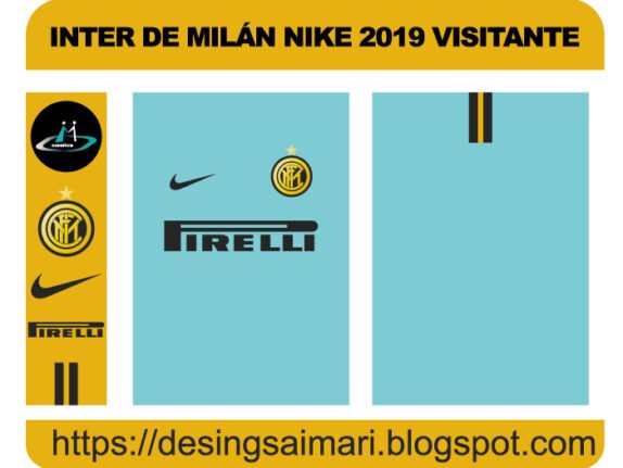 Inter de Milán Nike 2019 Visitante FREE DOWNLOAD