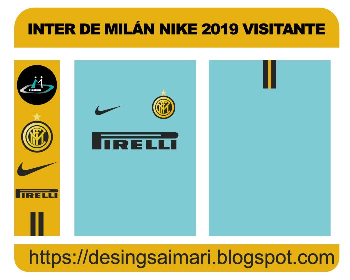 Inter de Milán Nike 2019 Visitante FREE DOWNLOAD