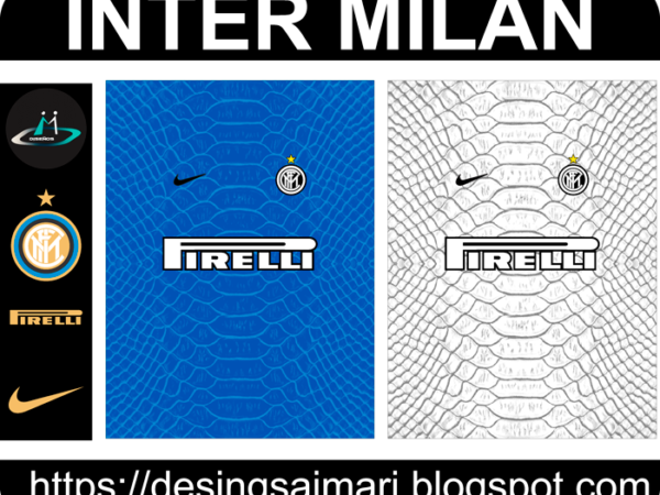 Inter Milán Piel de Serpiente Vector Free Download
