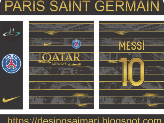 PSG Concept 2021 Oro Vector Free Download