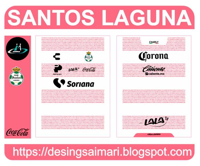 Santos Laguna Pink 2020 Vector Free Download