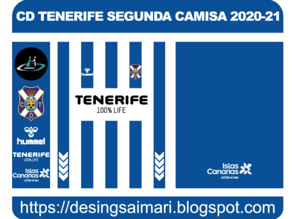 CD TENERIFE SEGUNDA CAMISA 2020-21 FREE DOWNLOAD