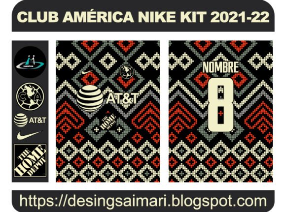 CLUB AMÉRICA NIKE KIT 2021-22 FREE DOWNLOAD