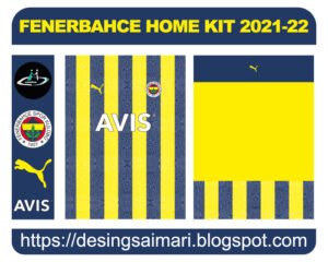 FENERBAHCE HOME KIT 2021-22 FREE DOWNLOAD