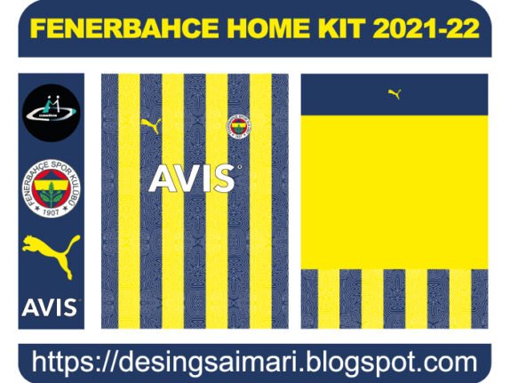 FENERBAHCE HOME KIT 2021-22 FREE DOWNLOAD