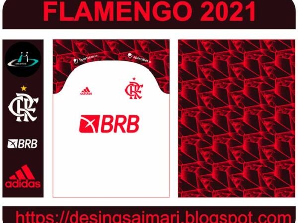 Flamengo 2021-22 Away Jersey vector free download