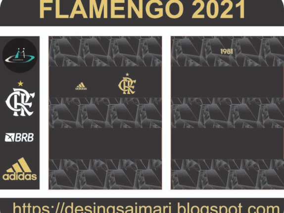 Flamengo 2021-22 third Vector Free Download