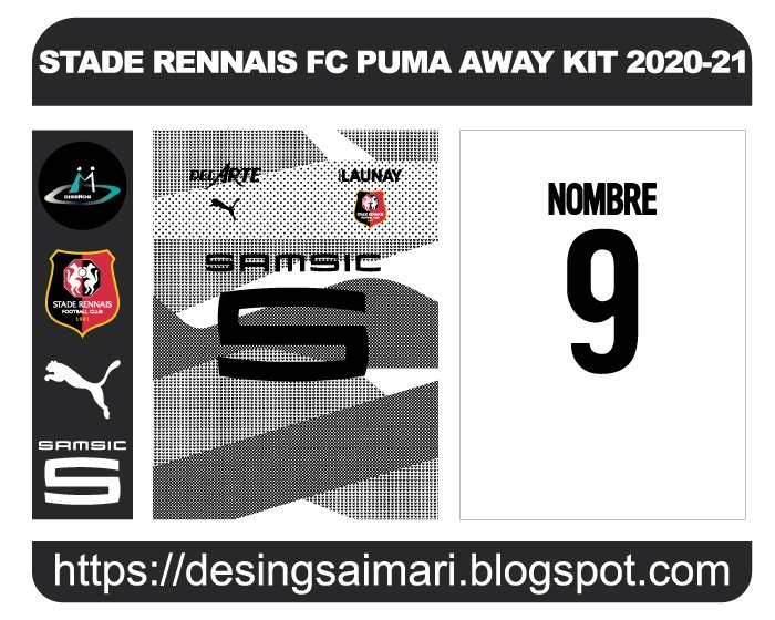 STADE RENNAIS FC PUMA AWAY KIT 2020-21 FREE DOWNLOAD