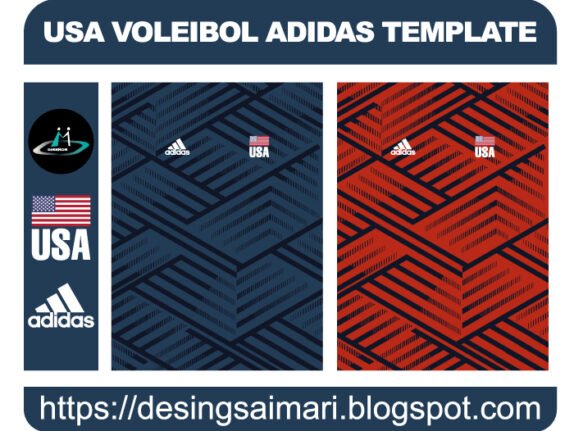 USA VOLEIBOL ADIDAS TEMPLATE FREE DOWNLOAD