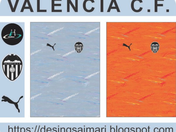 Valencia FC 2020-21 Third Vector Free Download