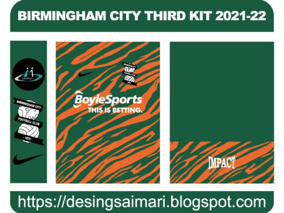 BIRMINGHAM CITY THIR KIT 2021-22 FREE DOWNLOAD