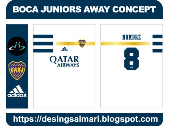 BOCA JUNIORS AWAY CONCEPT FREE DOWNLOAD