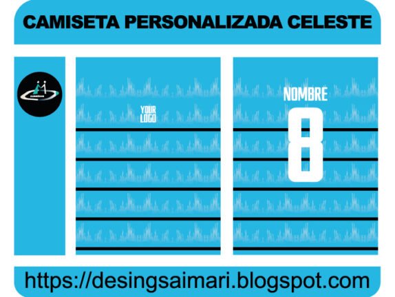 CAMISETA PERSONALIZADA CELESTE FREE DOWNLOAD