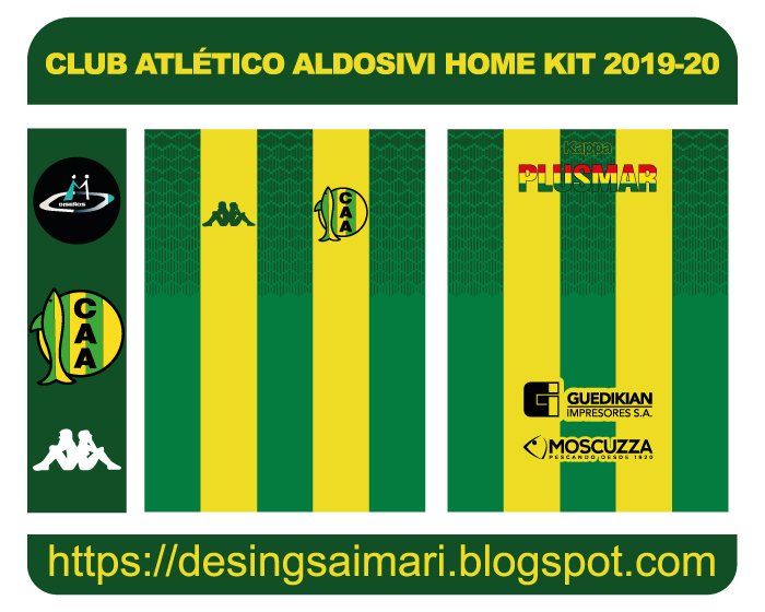 CLUB ATLÉTICO ALDOSIVI HOME KIT 2019-20 FREE DOWNLOAD
