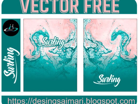 Jersey Surfing Vector Free Download