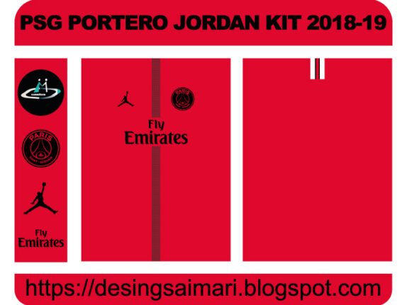 PSG PORTERO JORDAN KIT 2018-19 FREE DOWNLOAD