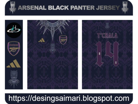 ARSENAL BLACK PANTER JERSEY FREE DOWNLOAD