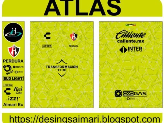 Atlas FC Arquero 2021 22 Vector Free Download