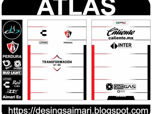 Atlas FC Visita 2021 22 Vector Free Download