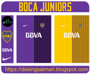 Boca Juniors Concept 2021-22 Vector Free Download