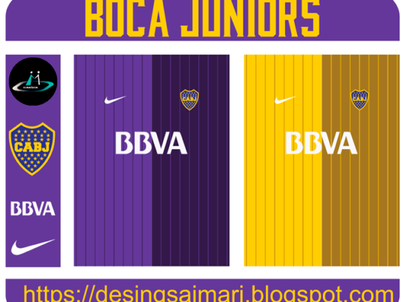 Boca Juniors Concept 2021-22 Vector Free Download