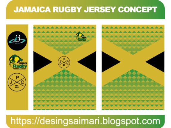 JAMAICA RUGBY JERSEY CONCEPT FREE DOWNLOAD