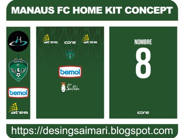 MANAUS FC HOME KIT CONCEPT FREE DOWNLOAD
