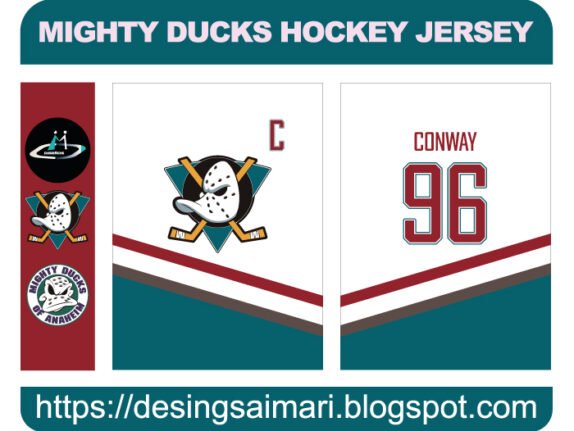 MIGHTY DUCKS HOCKEY JERSEY FREE DOWNLOAD