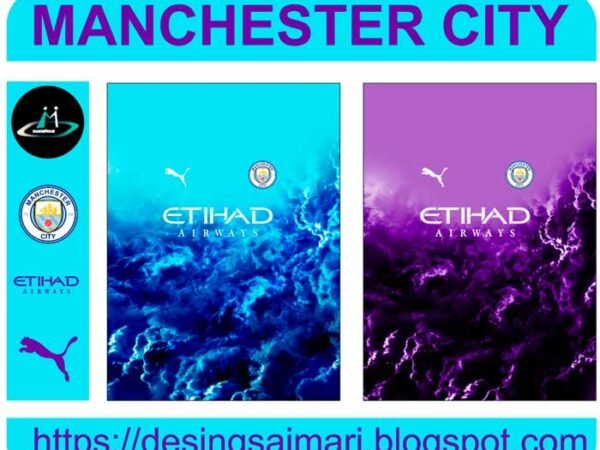 Manchester City 2021-22 Concept Design Vector Free Download