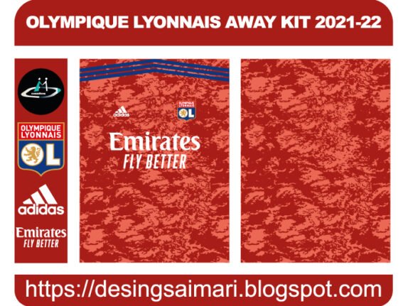 OLYMPIQUE LYONNAIS AWAY KIT 2021-22 FREE DOWNLOAD