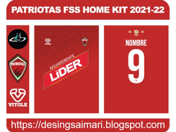 Camiseta PATRIOTAS FSS HOME KIT 2021-22