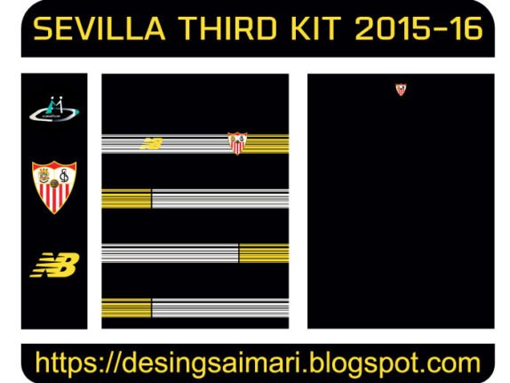 SEVILLA THIRD KIT 2015-16 FREE DOWNLOAD