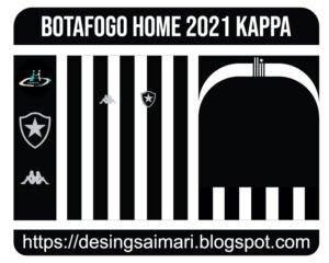 BOTAFOGO HOME 2021 KAPPA FREE DOWNLOAD