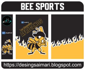 Bee Sports Personalizado Vector Free Download