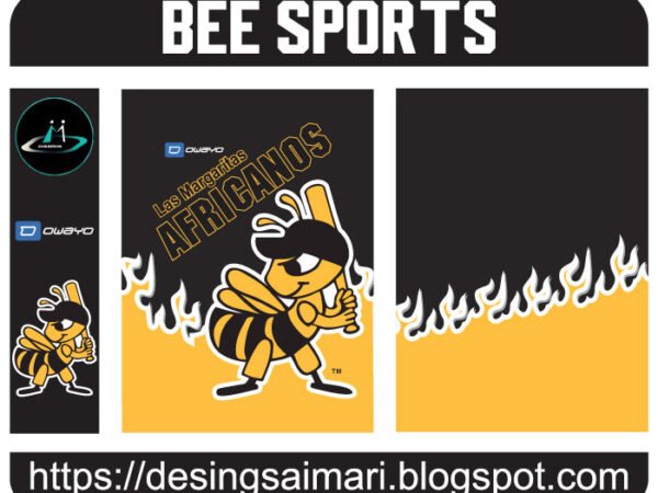 Bee Sports Personalizado Vector Free Download