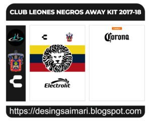 CLUB LEONES NEGROS AWAY KIT 2017-18
