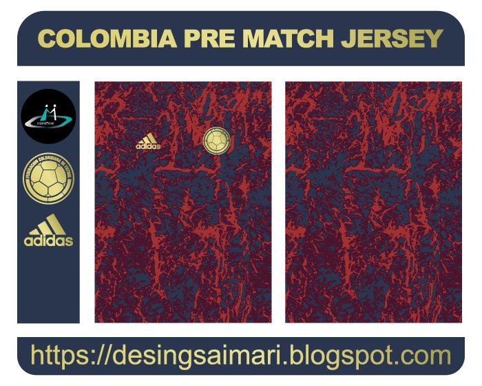 COLOMBIA PRE MATCH JERSEY FREE DOWNLOAD