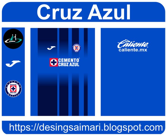 Cruz Azul Local 2021-22 Vector Download