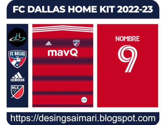 FC DALLAS HOME KIT 2022-23 FREE DOWNLOAD