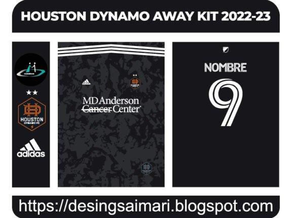 HOUSTON DYNAMO AWAY KIT 2022-23 FREE DOWNLOAD